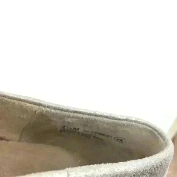 New Aerosoles Flats Sz 7.5 Beccarat Tan Gold Suede - Picture 8 of 8